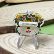 Custom acrylic pins W/O epoxy