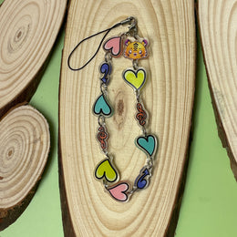 Custom acrylic chips phone straps