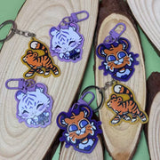 Custom Solid Color Acrylic Keychains