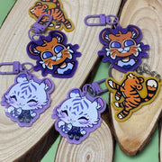 Custom Solid Color Acrylic Keychains