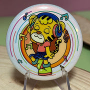 Custom Round Shape Spot-holo Base Button Pins