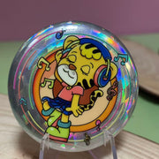 Custom Round Shape Spot-holo Base Button Pins