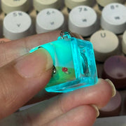 Custom Keycap Keychains with LED Lighting