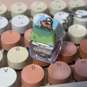 Custom Keycap Keychains with LED Lighting