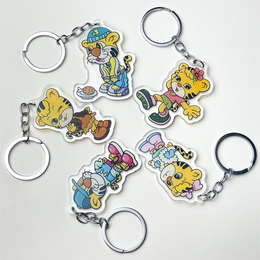 Custom clear acrylic keychains