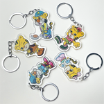 CUSTOM CLEAR ACRYLIC KEYCHAIN Personalized Full Color Print
