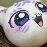 Custom 7.5cm plush ball charms
