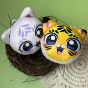 Custom 7.5cm plush ball charms