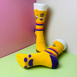 Custom Shaped Cuff Cotton Socks