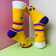 Custom Shaped Cuff Cotton Socks