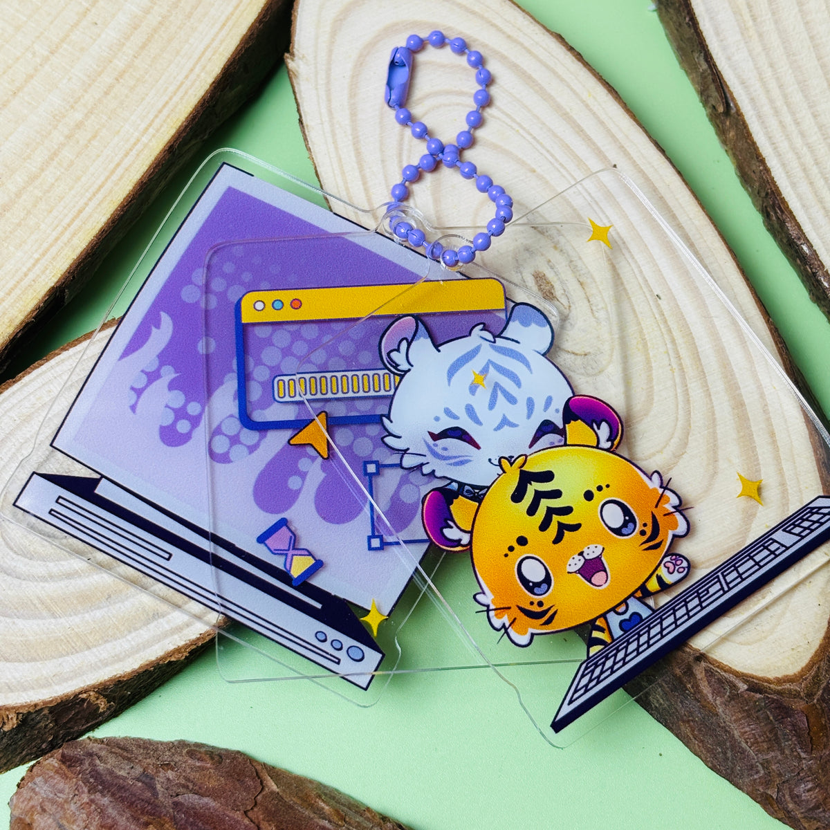 Keychain Layer Custom Multi-layers Acrylic Keychains – Tigerkin shop