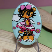 Custom Shaped Spot-holo Base Button Pins