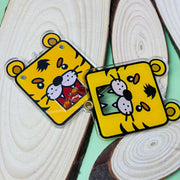 Custom Acrylic Openable Shaker Keychains