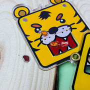 Custom Acrylic Openable Shaker Keychains