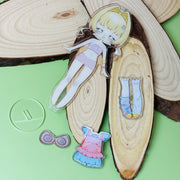 Custom Dress Changing Acrylic Standee Sheets