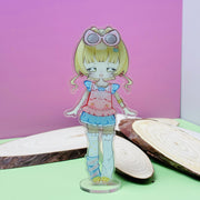 Custom Dress Changing Acrylic Standee Sheets