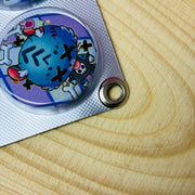 Custom 4pcs 32mm Button Pins in One Aluminum Foil Packing