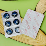 Custom 6pcs 25mm Button Pins in One Aluminum Foil Packing