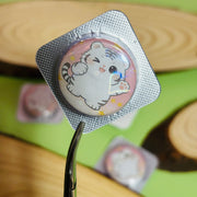 Custom 25mm Button Pins With Aluminum Foil Packing