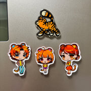 Custom acrylic fridge magnets