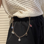 Custom Decorative Metal Chains With Acrylic Chips