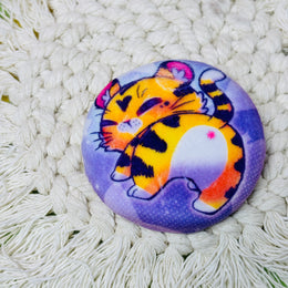 Custom Silicone-filled Jelly-like Plush Button Pins