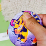 Custom Silicone-filled Jelly-like Plush Button Pins