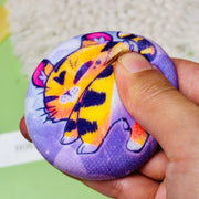 Custom Silicone-filled Jelly-like Plush Button Pins