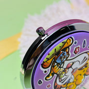 Custom Round Double Sided Compact Pocket Mirror