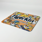Custom rectangle mouse pads with overlock edge