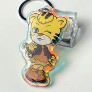 Custom rainbow acrylic keychains