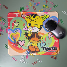 Custom rectangle mouse pads with overlock edge