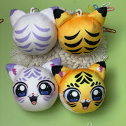 Custom 7.5cm plush ball charms